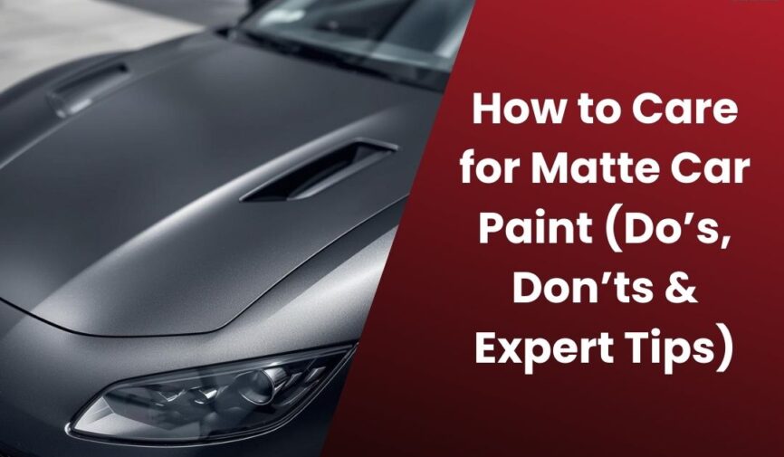 How to Care for Matte Car Paint (Do’s, Don’ts & Expert Tips)